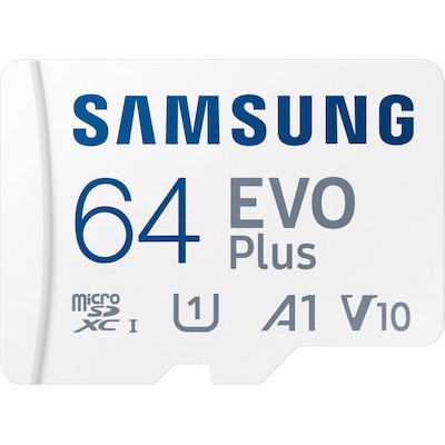 Samsung Evo Plus microSDXC 64GB U1 V10 with Adapter (2021)